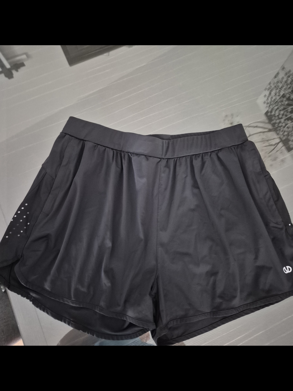 Black Women's Athletic Running Shorts